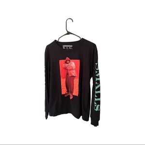 Notorious B.I.G. long sleeve black T-shirt